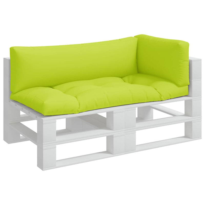 Perne de paleți, 3 buc, verde aprins, material textil