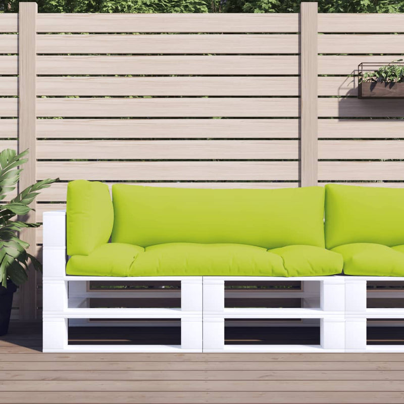 Perne de paleți, 3 buc, verde aprins, material textil