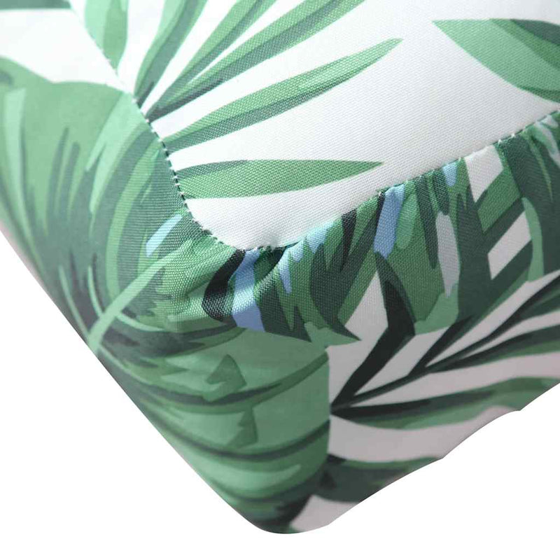Perne de paleți, 3 buc., model cu frunze, material textil