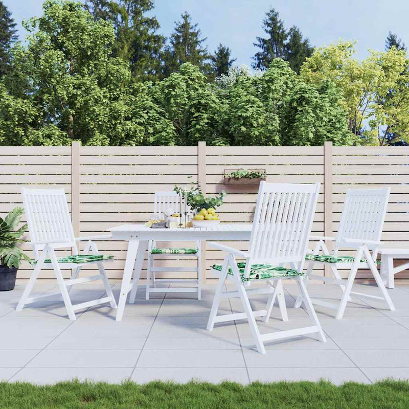 Perne pentru scaune 4 buc. Material Oxford Model cu frunze