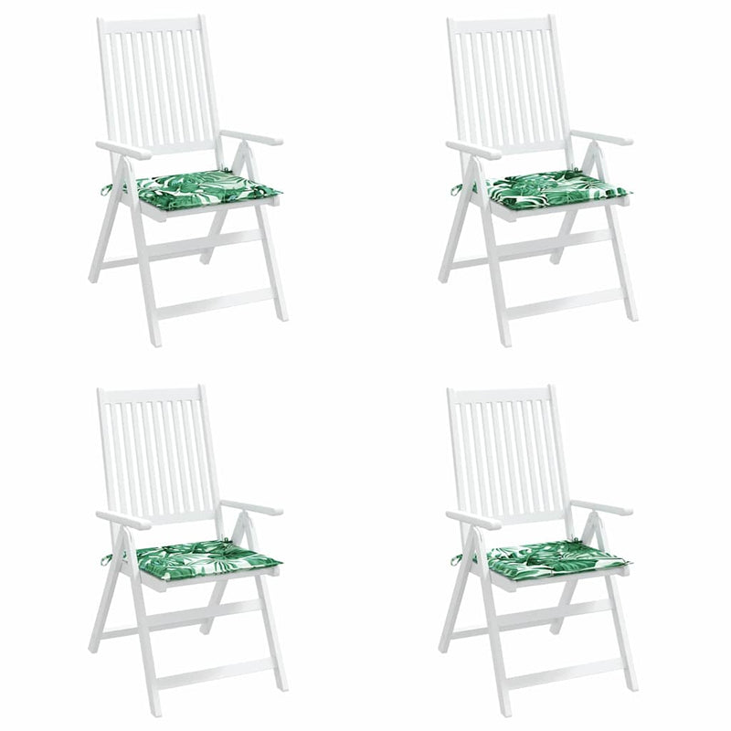 Perne pentru scaune 4 buc. Material Oxford Model cu frunze