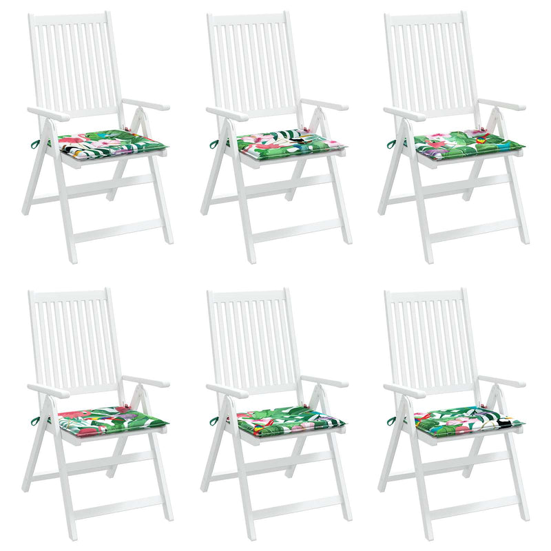 Perne pentru scaune 6 buc. Material Oxford Multicolour