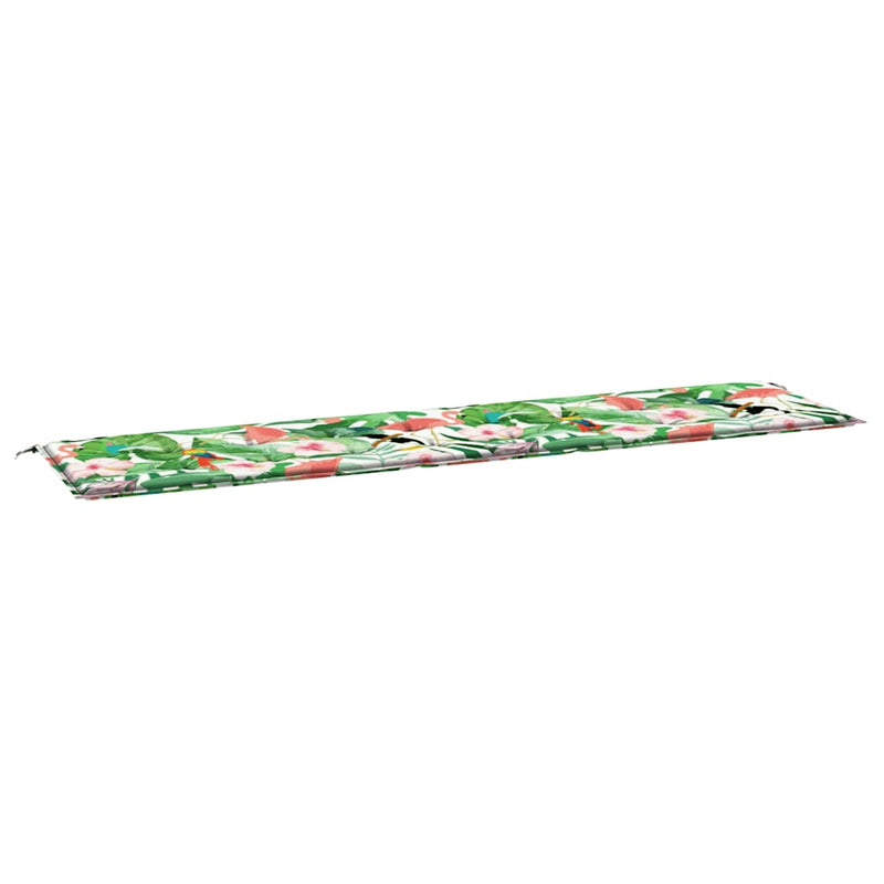Pernă pentru bancă de grădină, multicolor, 200x50x3 cm, textil