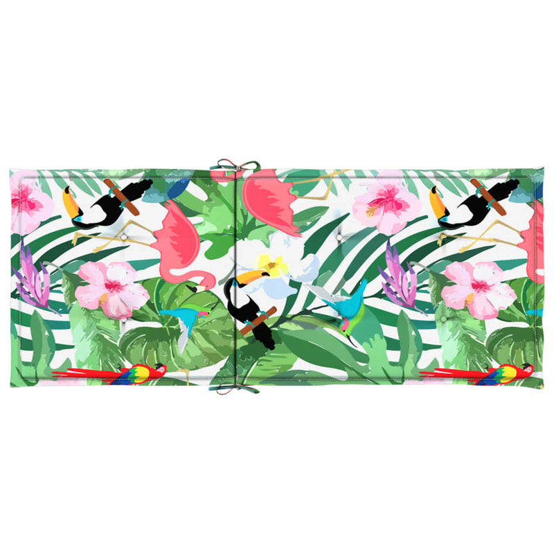 Perne de scaun spătar înalt, 4 buc., multicolor, textil