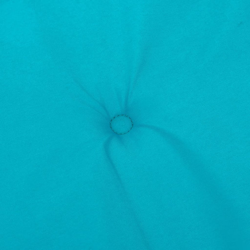 Perne de scaun spătar înalt, 6 buc., turcoaz, textil