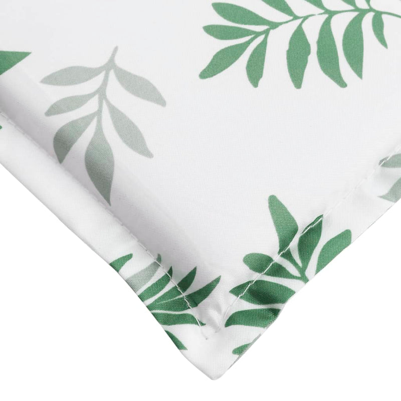 Pernă scaun de terasă, model frunze, textil Oxford