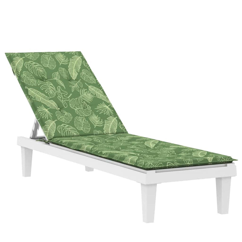 Pernă scaun de terasă, model frunze, textil Oxford