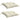 Perne de scaun, 2 buc., alb crem, 40x40x7 cm, textil oxford