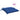 Perne de scaun, 4 buc., albastru, 40x40x7 cm, textil oxford