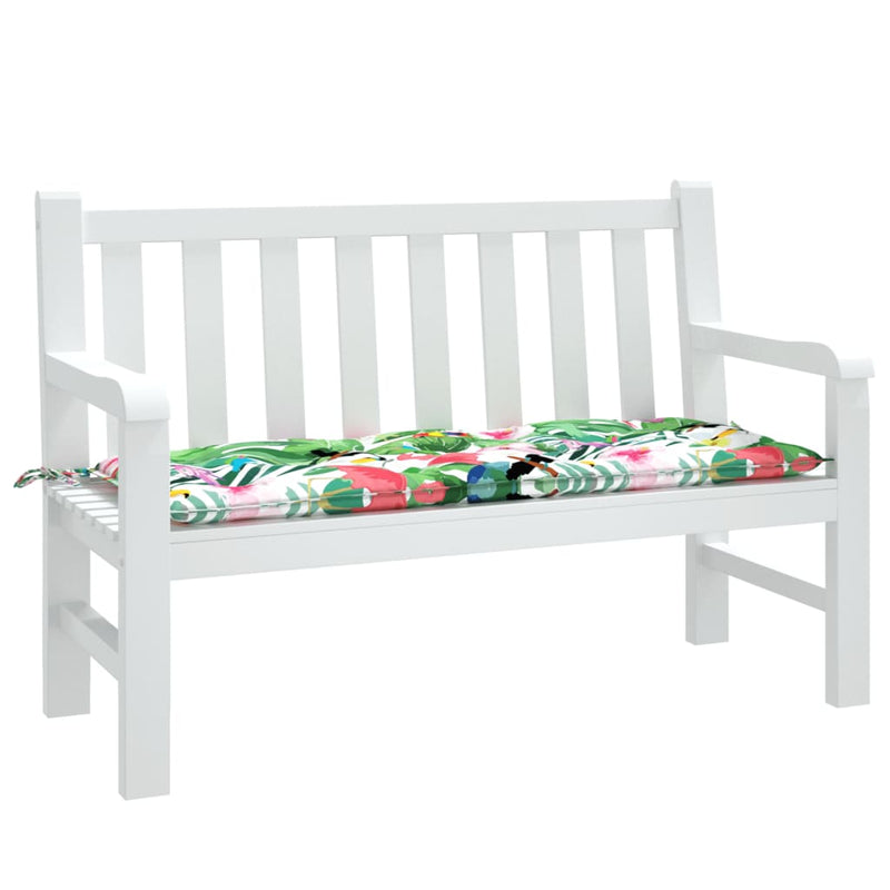Pernă bancă de grădină, multicolor, 120x50x7 cm, textil