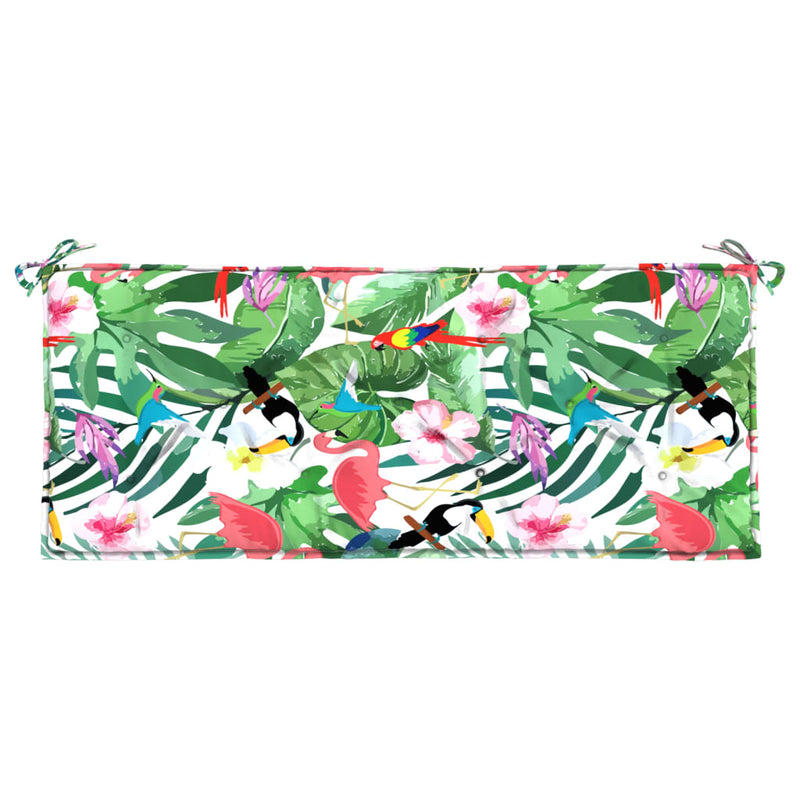 Pernă bancă de grădină, multicolor, 120x50x7 cm, textil