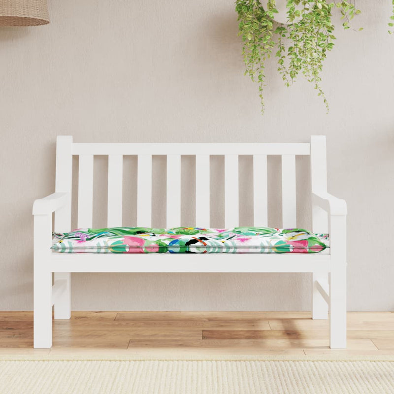 Pernă bancă de grădină, multicolor, 120x50x7 cm, textil