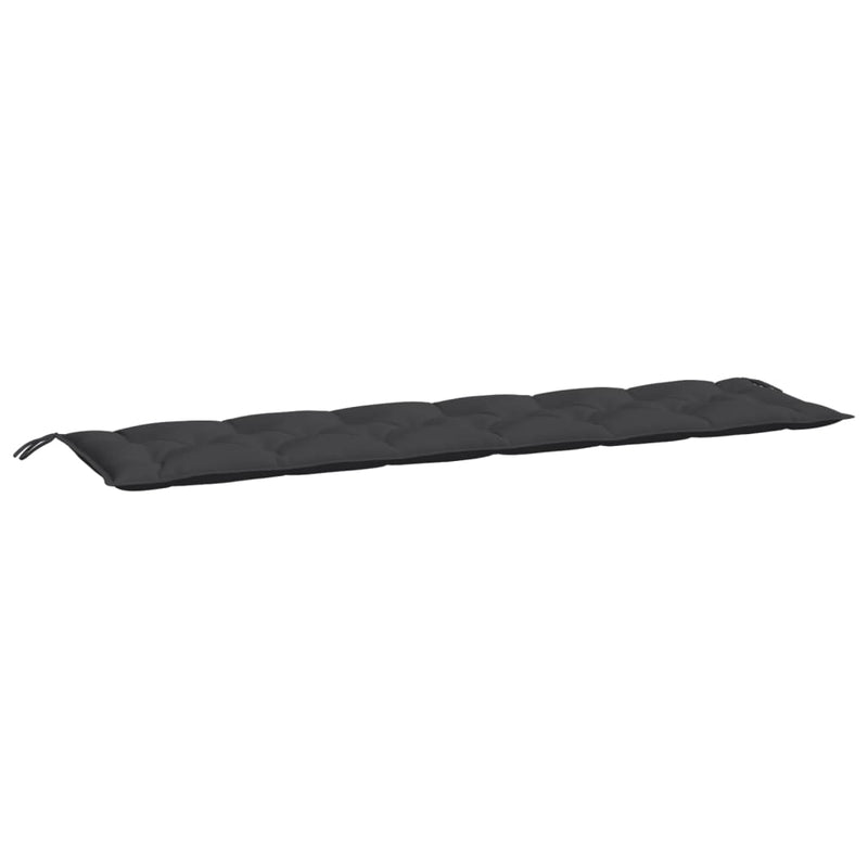 Pernă bancă de grădină, negru, 200x50x7 cm, material oxford