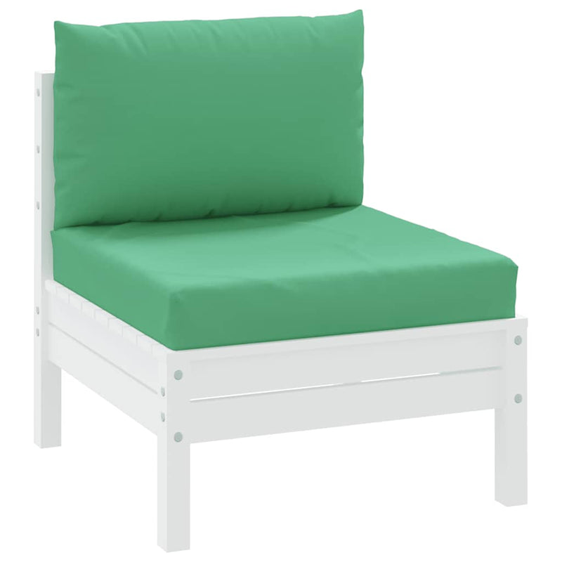 Perne pentru canapea din paleți, 2 buc., verde, textil