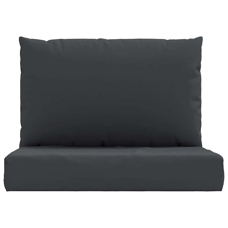 Perne de canapea din paleți, 2 buc., negru, material textil