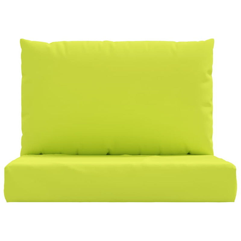 Perne pentru canapea din paleți, 2 buc., verde aprins, textil