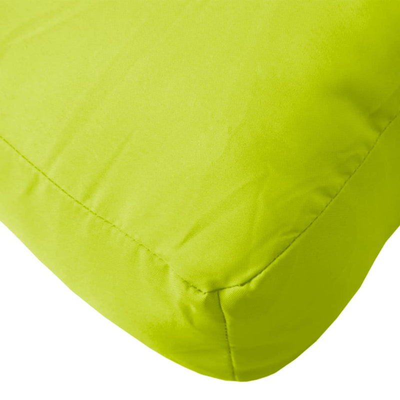 Perne pentru canapea din paleți, 2 buc., verde aprins, textil