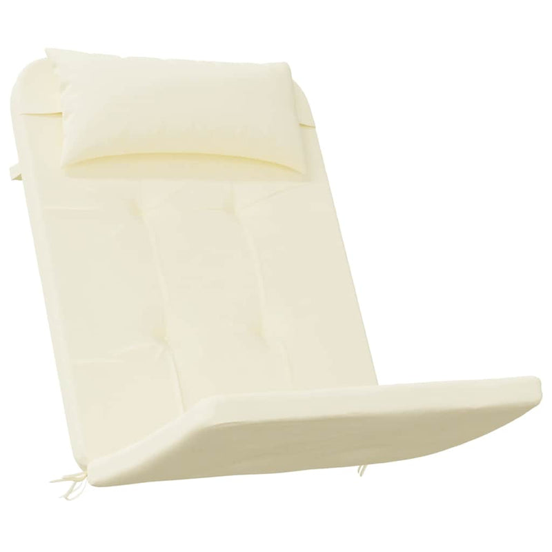 Perne pentru scaun Adirondack, 2 buc, crem, textil oxford