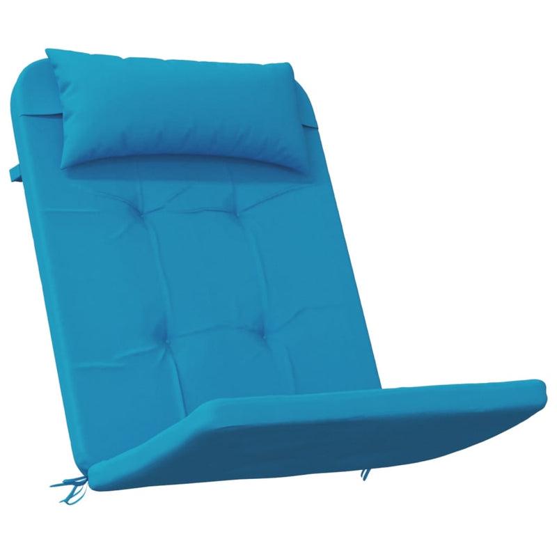 Perne de scaun adirondack, 2 buc, bleu, țesătură Oxford
