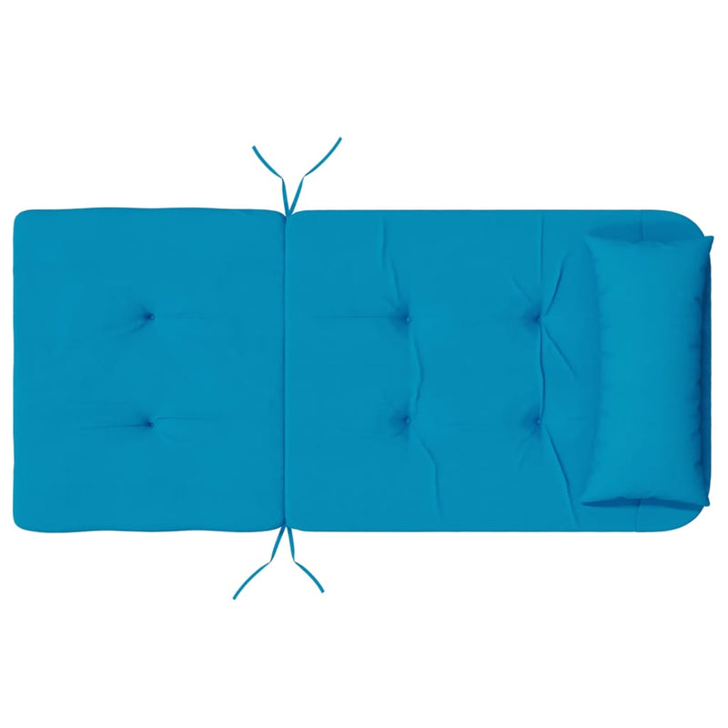Perne de scaun adirondack, 2 buc, bleu, țesătură Oxford