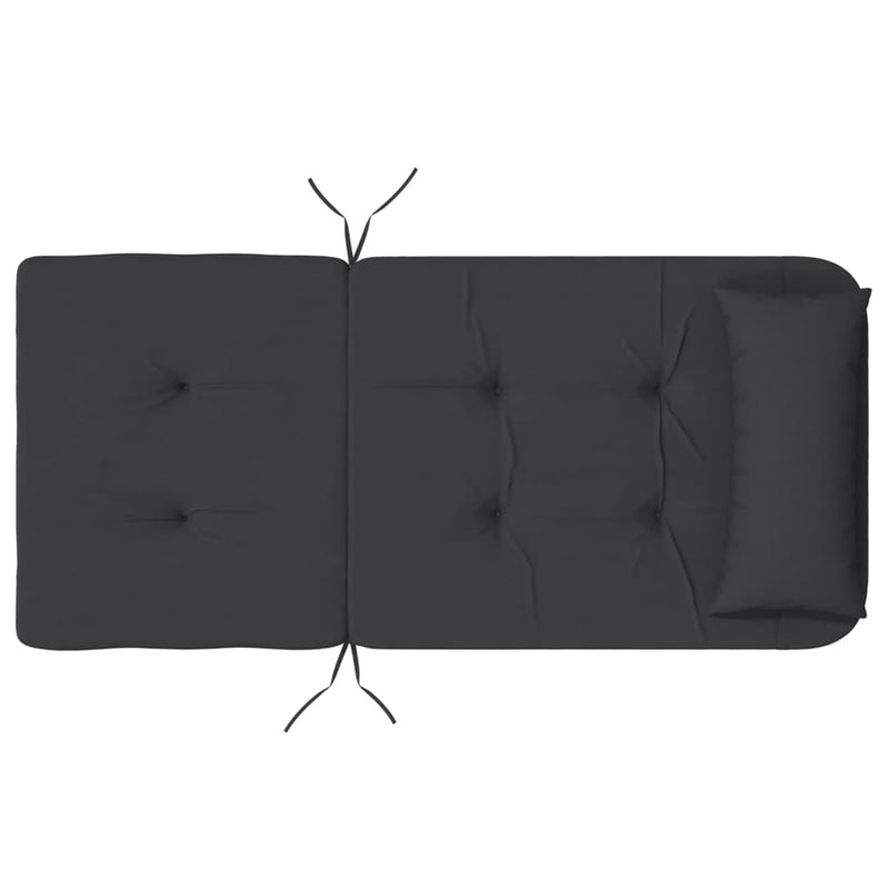 Perne pentru scaun Adirondack, 2 buc, negru, textil oxford