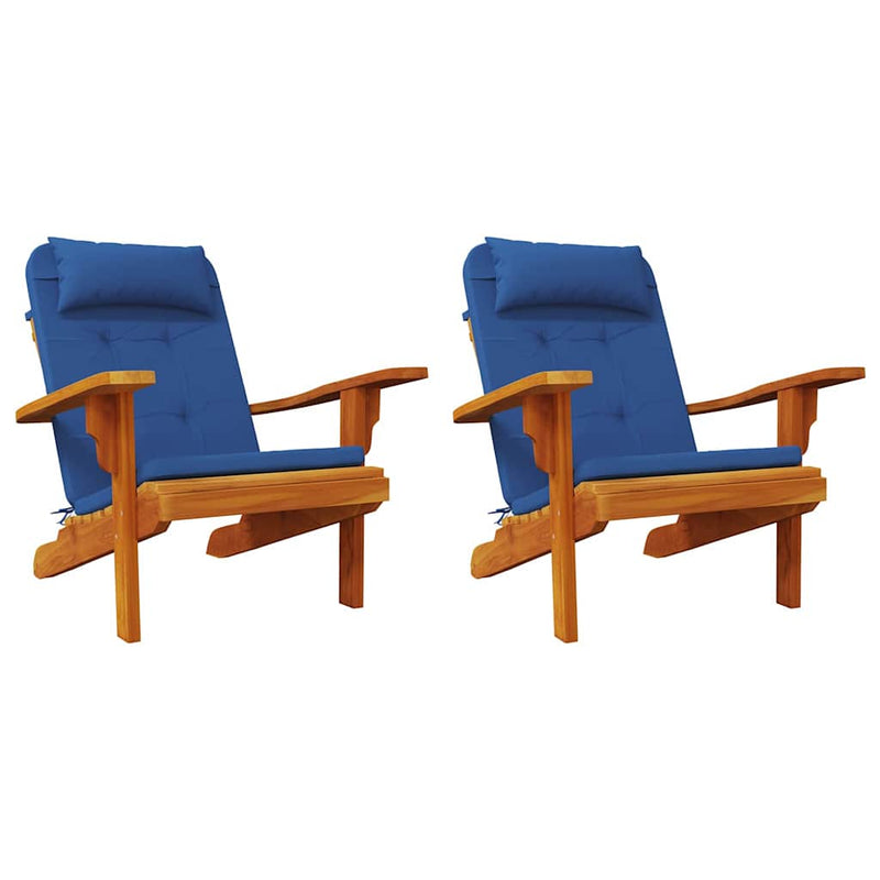 Perne pentru scaune 2 buc. Material Oxford albastru