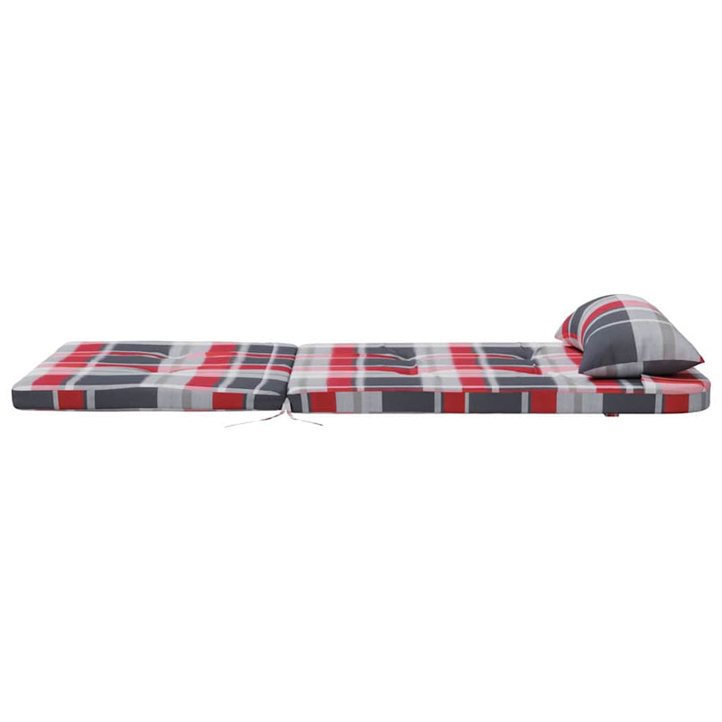 Perne pentru scaune 2 buc. Material Oxford Verificare Roșie