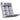 Perne scaun Adirondack, 2 buc, gri, careuri, textil oxford