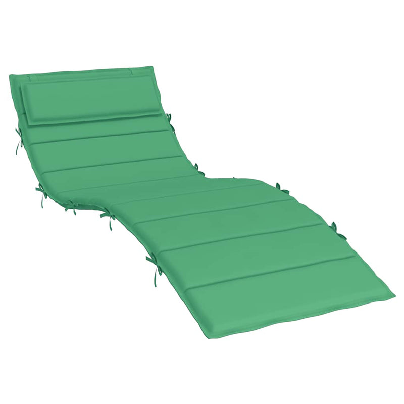 Pernă de șezlong, verde, 180x60x4 cm, textil Oxford