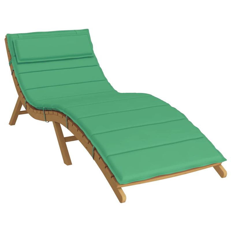 Pernă de șezlong, verde, 180x60x4 cm, textil Oxford