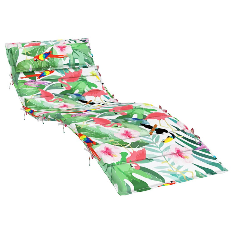 Pernă pentru șezlong, multicolor, 180x60x4 cm, material Oxford