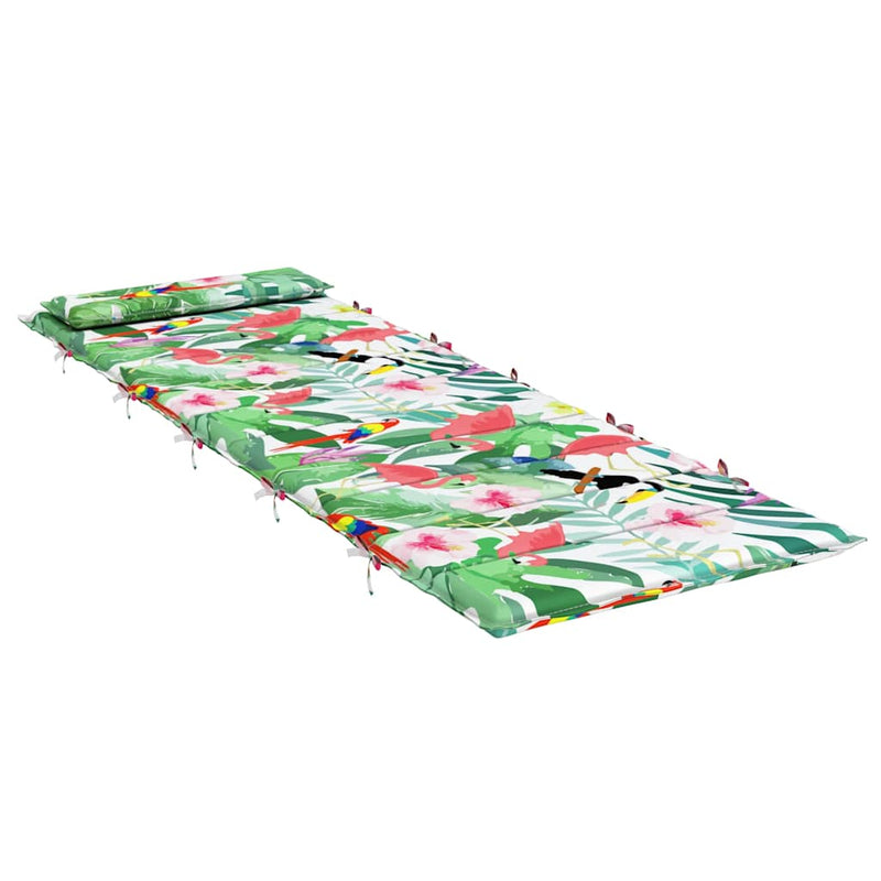 Pernă pentru șezlong, multicolor, 180x60x4 cm, material Oxford
