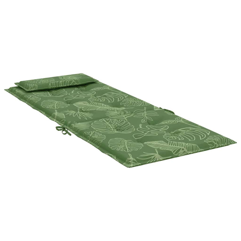 Perne de scaun spătar înalt, 4 buc, model frunze, textil Oxford