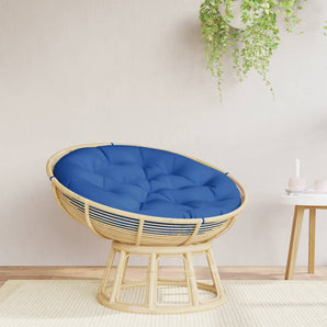 Pernă rotundă albastru regal, Ø 100 x11 cm, țesătură Oxford