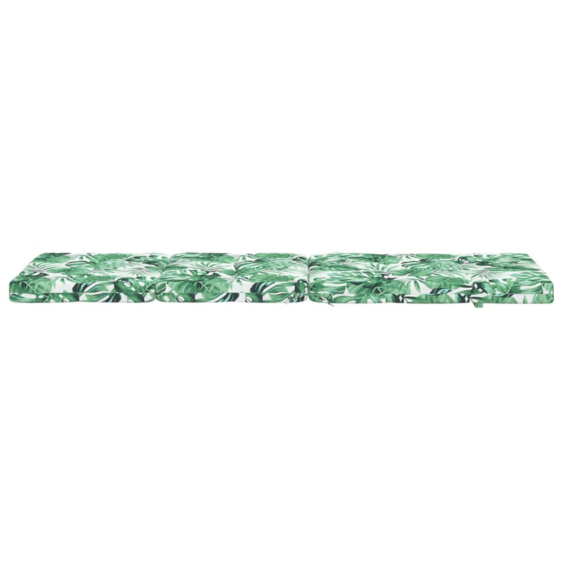 Perne scaun de terasă, 2 buc, model frunze, textil Oxford