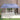 Copertină retractabilă albastru/alb, 4,5x3 m, textil/aluminiu