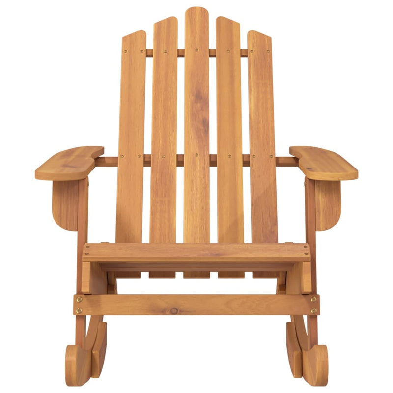 Scaun balansoar Adirondack, lemn masiv de acacia