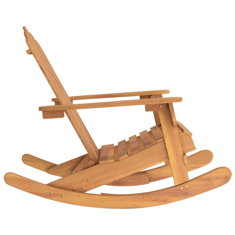Scaun balansoar Adirondack, lemn masiv de acacia