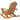 Scaun balansoar Adirondack, lemn masiv de acacia