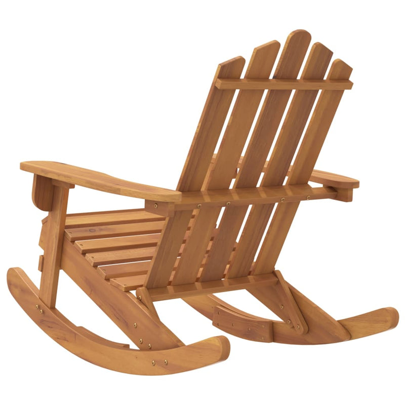Scaun balansoar Adirondack, lemn masiv de acacia