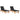 Șezlonguri cu perne, 2 buc., poliratan & lemn masiv de acacia