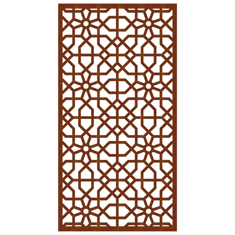 Decor perete de grădină 105x55 cm design Maur oțel Corten