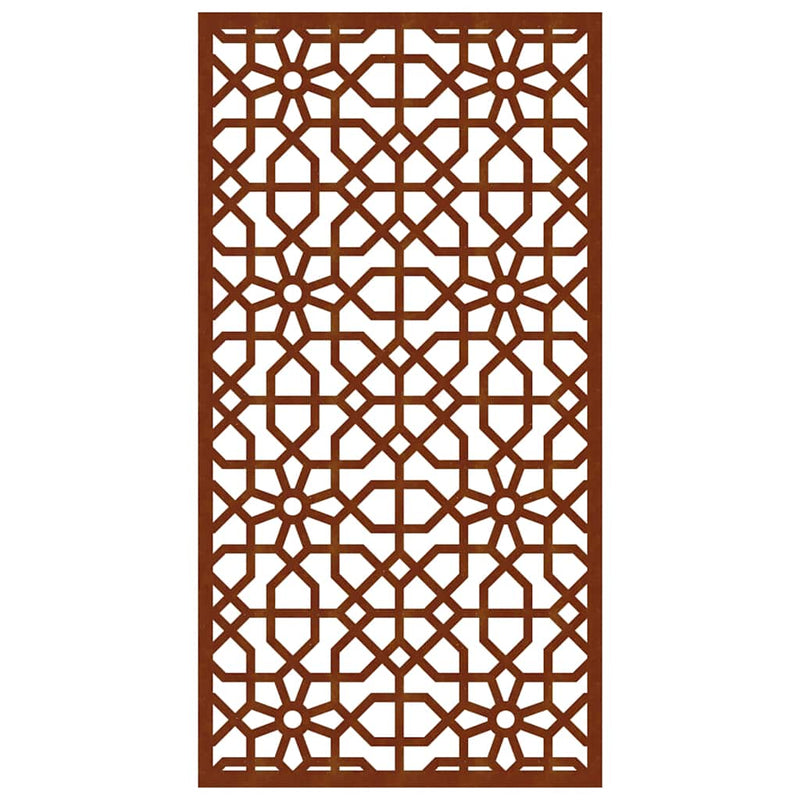 Decor perete de grădină 105x55 cm design Maur oțel Corten