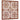 Decor perete de grădină 55x55 cm, design maur, oțel Corten
