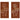 Decor perete grădină 2 buc. 105x55 cm design flori oțel Corten