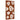 Decorație perete de grădină 105x55 cm design frunze oțel Corten