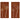 Decor perete grădină 2 buc. 105x55 cm design flori oțel Corten