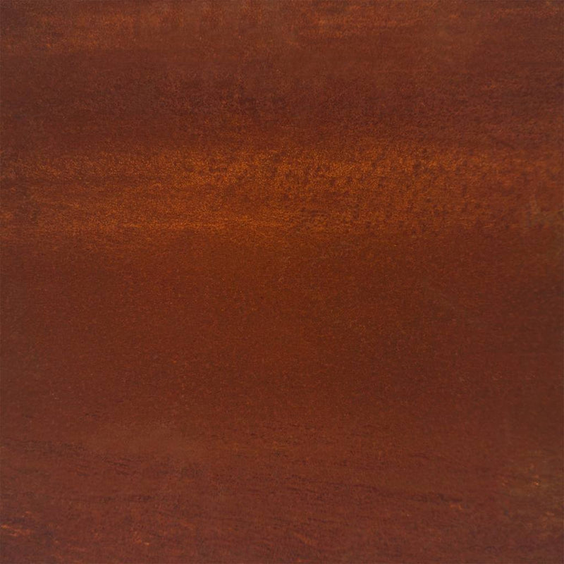 Strat înălțat de grădină, 100x100x18,5 cm, oțel corten