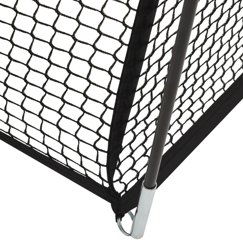 Țarc plasă de lovituri baseball negru 900x400x250 cm poliester