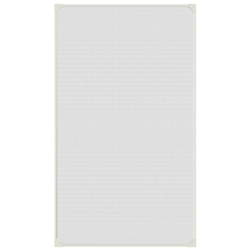 Plasă insecte magnetică pentru ferestre, alb, 80x140 cm